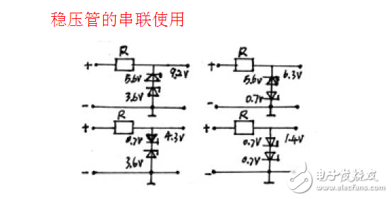 穩(wěn)壓二極管串聯(lián)使用設(shè)計(jì)及注意的問(wèn)題
