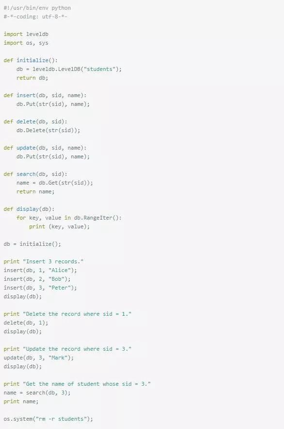 用Python操作數(shù)據(jù)庫的最詳細示例