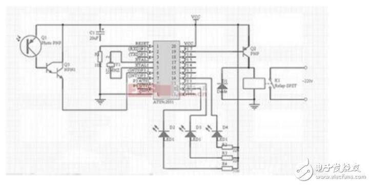 槽型光電開關(guān)與單片機(jī)的接線方法