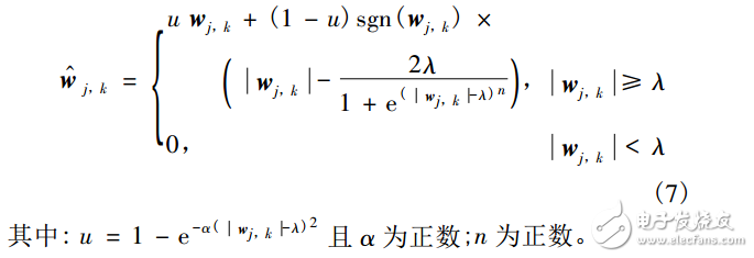 基于新閾值函數(shù)的小波閾值去噪算法