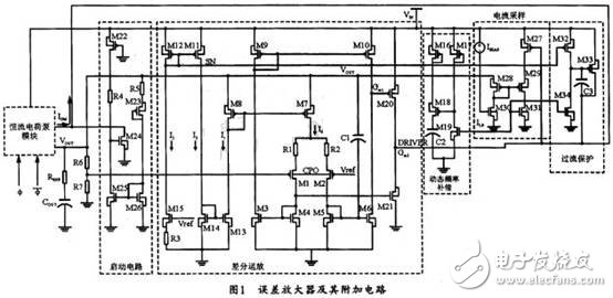 LED驅(qū)動器低噪聲恒流電荷泵的誤差放大器EA設(shè)計(jì)