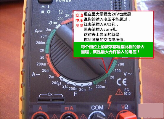 數(shù)字萬用表介紹、使用方法和注意事項詳解