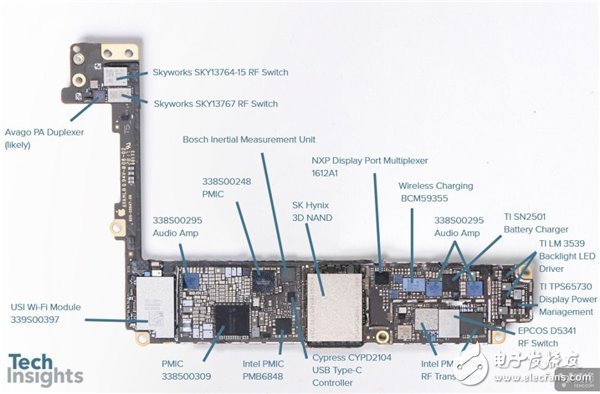 蘋果iPhone8 Plus專業(yè)拆解報(bào)告：X光照深入IC細(xì)節(jié)