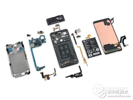 ifixit為Pixel 2 XL打出了6分的可修復(fù)性評分(10分為最易修復(fù))。