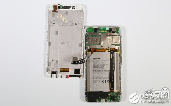 海信手機H10拆機 做工良好結(jié)構(gòu)不復雜
