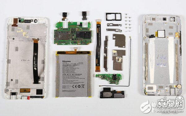 海信手機H10拆機 做工良好結(jié)構(gòu)不復雜