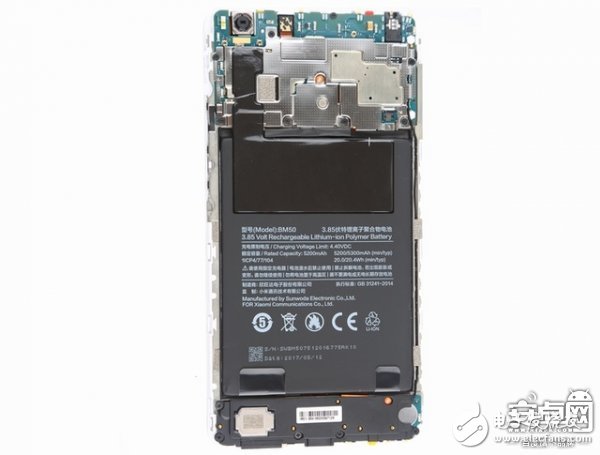 小米Max 2手機拆解：動手難度不高，容易維修