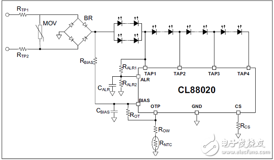 [原創(chuàng)] Microchip CL88020 120VAC 8．5W離線LED驅(qū)動方案