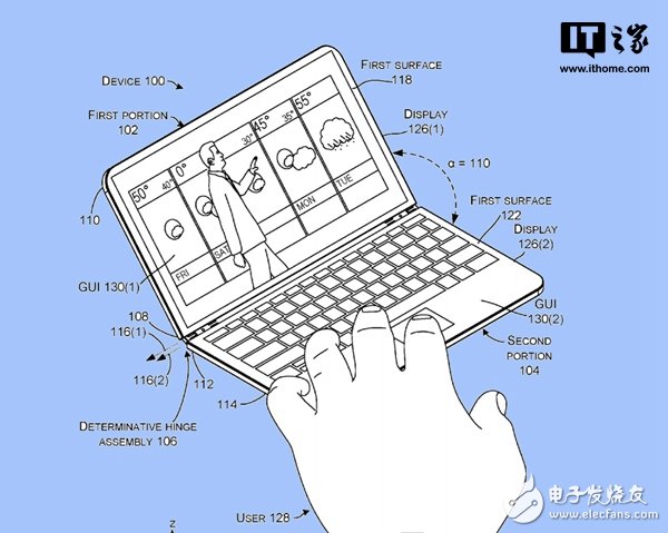 微軟新專利曝光，具有“筆記本模式”