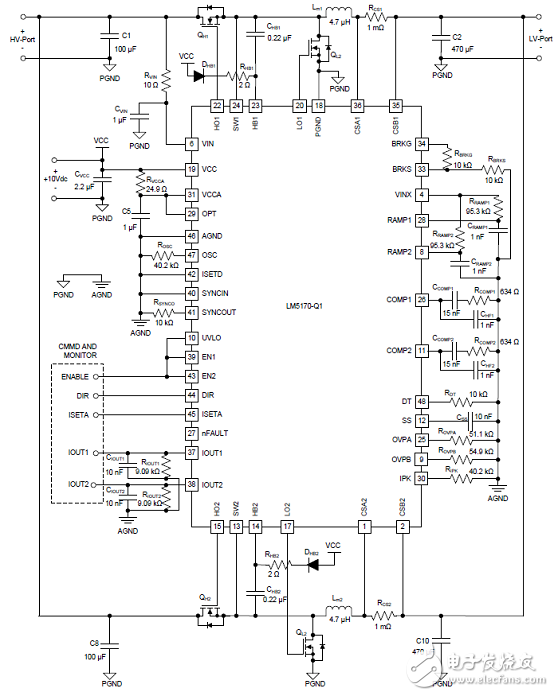 TI TIDA－01168雙向汽車(chē)12V(48V)電源系統(tǒng)參考設(shè)計(jì)