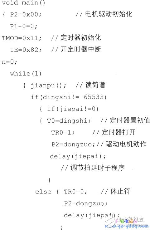 關(guān)于跳舞機(jī)器人的C語言程序設(shè)計(jì)編寫