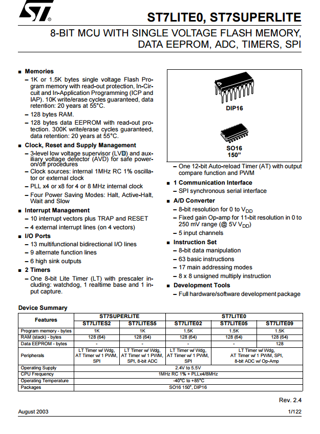 ST7SUPERLITE芯片規(guī)格書下載.pdf