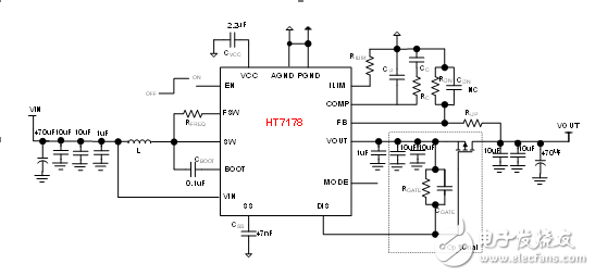 關于HT7178 DC-DC 同步升壓轉(zhuǎn)換器的相關介紹