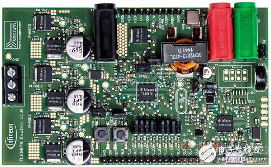 Infineon TLE9879單片汽車三相電機(jī)驅(qū)動方案