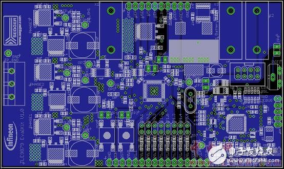 Infineon TLE9879單片汽車三相電機(jī)驅(qū)動方案
