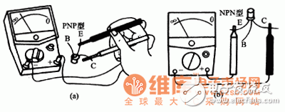 萬用表判斷中、小功率三極管性能好壞的方法