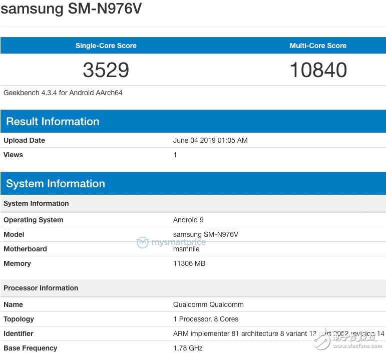 三星Galaxy Note10曝光搭載驍龍855平臺運(yùn)行Android 9系統(tǒng)內(nèi)存高達(dá)12GB